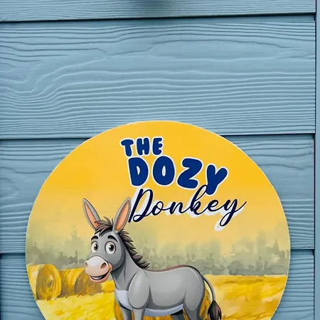 דירה The Dozy Donkey Shepherd Hut & Sauna Farm *